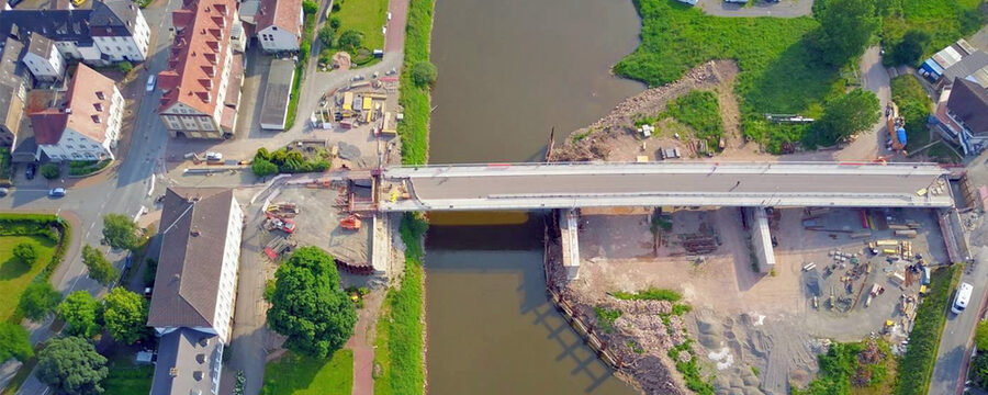 Weserbrücke kann wieder befahren werden