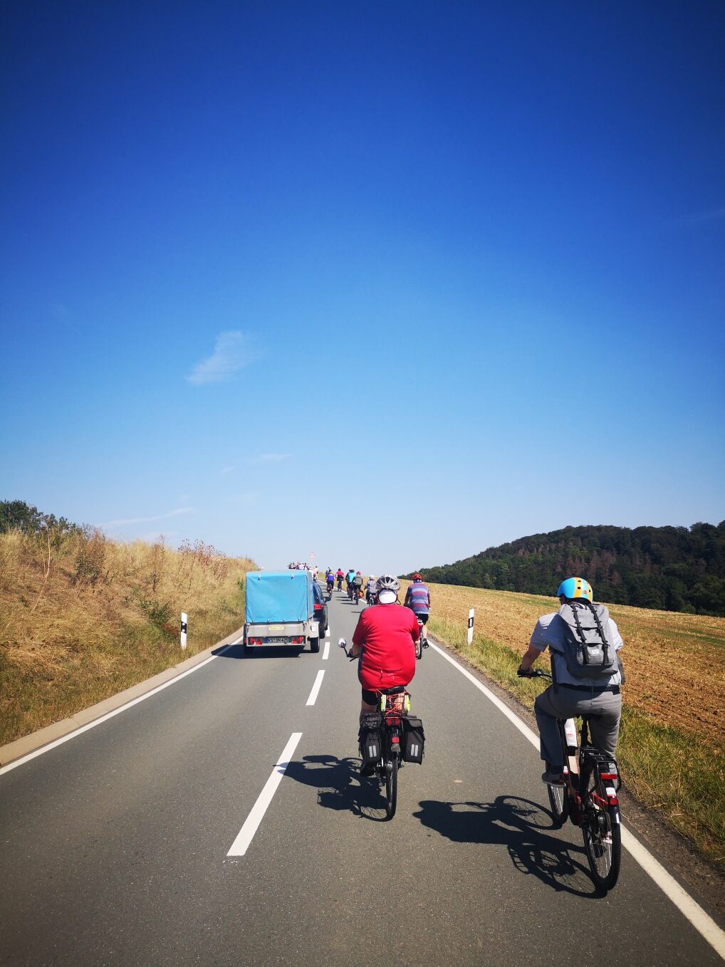 Für Alltags- und Freizeitradler nicht zu empfehlen: Der R4 verläuft von Zierenberg bis Liebenau-Niedermeiser auf der stark befahrenen Landesstraße L3211.